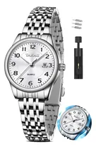 Comprar Taxau Relojes Para Mujer Reloj Plateado Para Mujer Relojes D