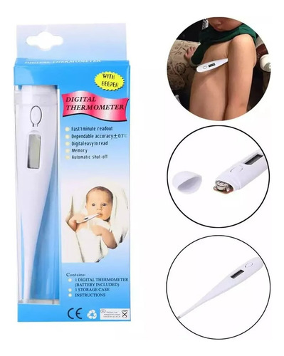 Termómetro Corporal Digital Tipo Lápiz Para Bebe
