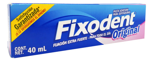 Pasta Adhesiva Fixodent Para Dentaduras Extra Fijación 47g