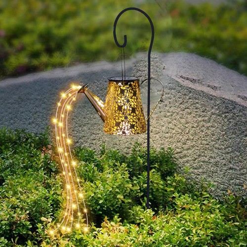 Agua Puede Luz Tira Luz Hadas Luz Jardín Césped Lámpara