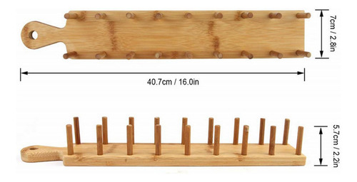 Soporte Para Tacos De Madera Con Capacidad Para 8 Tacos