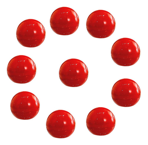 10x Cuentas Con Asa De Tapa Superior 19mm Cuentas Rojo