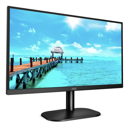 Imagen 2 de 5 de Monitor AOC 24B2XH LCD 23.8" negro 100V/240V