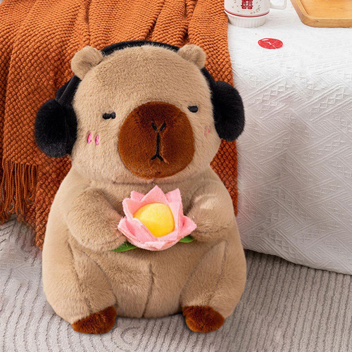 . Lindo Animal De Peluche, Juguete For Dormir, Caqui 25cm