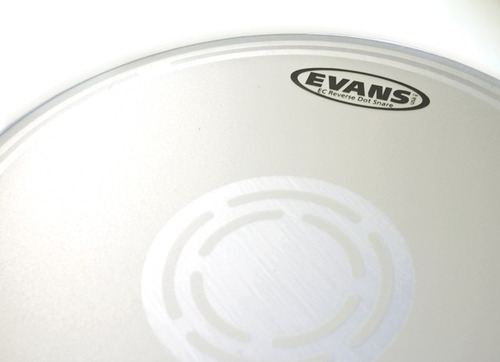 Imagen 5 de 5 de Parches Para Tarola Evans Ec Reverse Dot - Snare