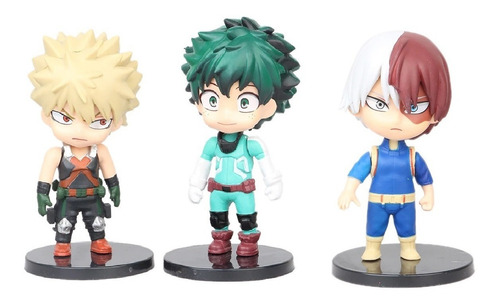 Imagen 1 de 3 de Set 3 Figuras Boku No Hero - My Hero