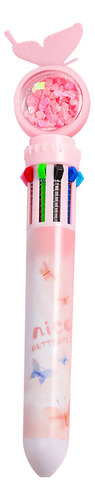 Caneta Esferográfica De 5ml, Tipo Push, Marcador Multifuncio