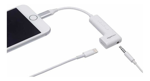 Conector Para Audio De Auriculares Lightning A 3.5mm Carga