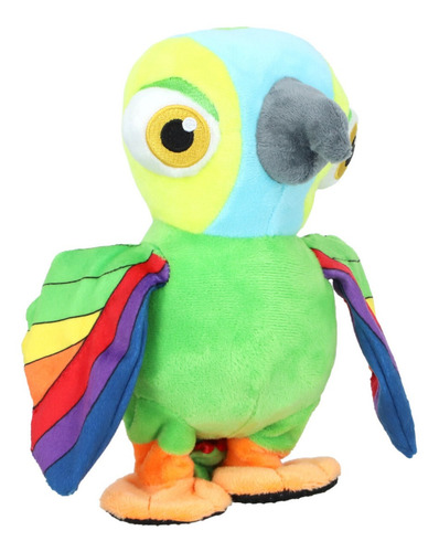 Imagen 5 de 8 de Pepe Lorito 20 Cm Peluche Interactivo La Granja De Zenon