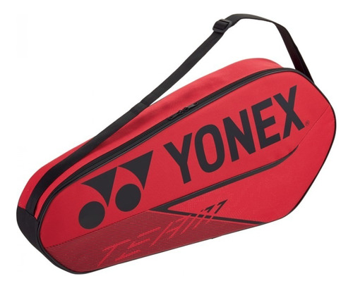 Bolso Tenis Yonex 3 Raquetas Color Rojo