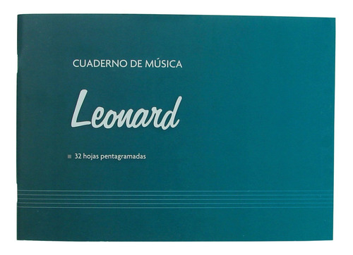 Cuaderno Pentagramado Leonard Lnd32 De 32 Hojas