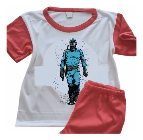 Pijamas El Eternauta Infantil Estampada Personalizada 6301