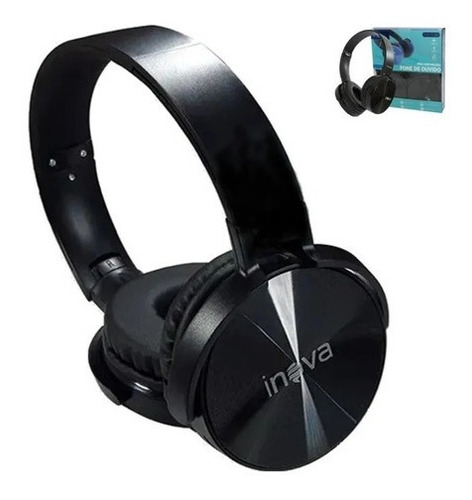Fone De Ouvido Bluetooth Sem Fio Com Microfone E Radio Fm