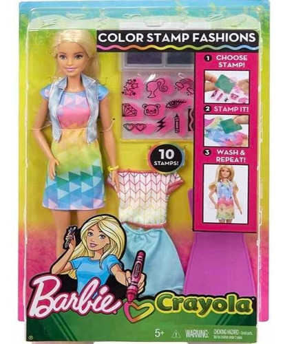 Barbie Crayola Diseño De Colores