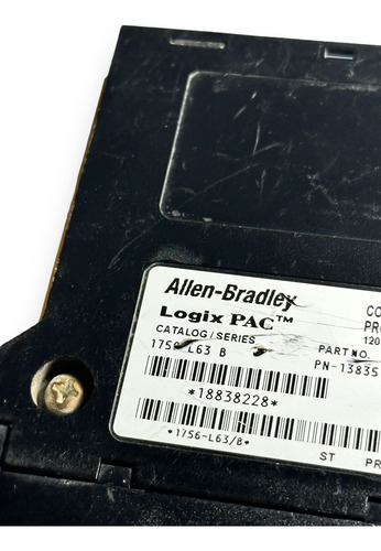 Procesador Allen Bradley 1756-l63 Error De Bateria (Usado)
