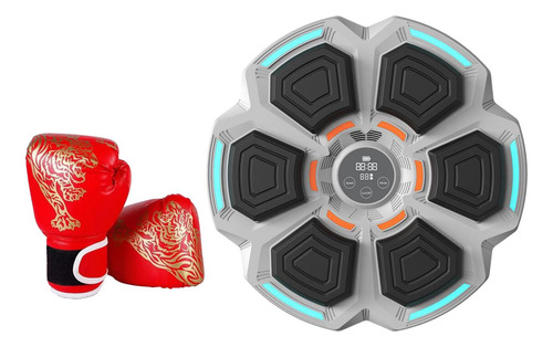Máquina De Boxeo Musical, Guantes Rojos Para Adultos