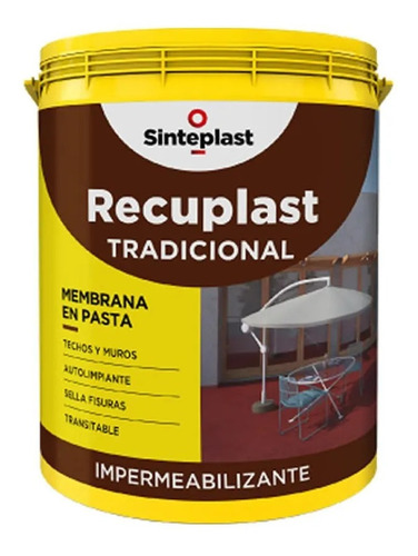 Recuplast Tradicional Membrana En Pasta X 1 Lt Harut Flores