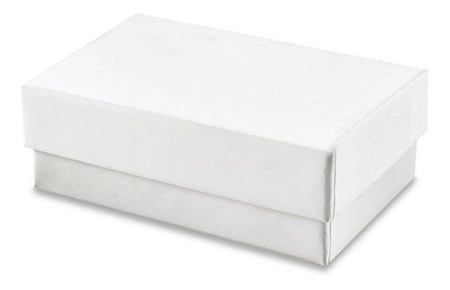 Cajas Para Joyas - 6x4x2cm, Blancas Brillosas - 100/paq
