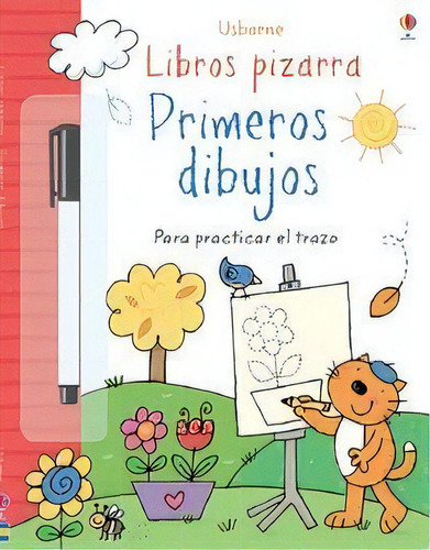 Primeros Dibujos Para Controlar El Trazo: Para Practicar El Trazo, De Aa.vv. Libros Pizarra, Vol. 1. Editorial Usborne, Tapa Dura En Español