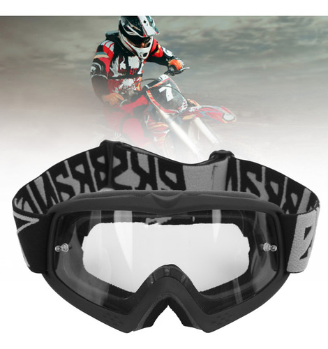 Gafas De Moto De Cross Ajustables, Transparentes, Rayadas
