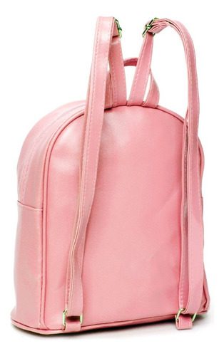 Mochila Infantil Jardin Nena 9 PuLG. Arcoiris Trendy 51434 Color Rosa Diseño De La Tela Liso