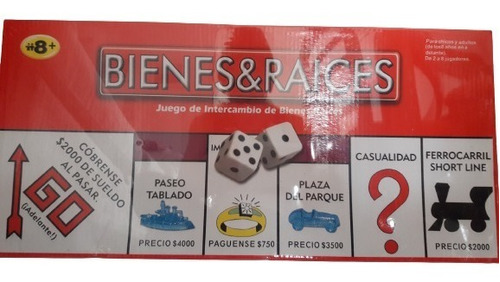 Juego De Mesa: Bienes & Raices