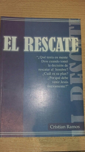 El Rescate, Cristian Ramos, Libro Evangélico