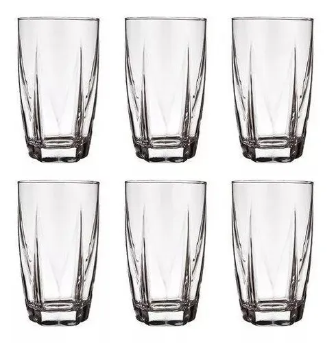 Vaso Nadir Estela 7661 de 460mL color transparente pack6 unidades