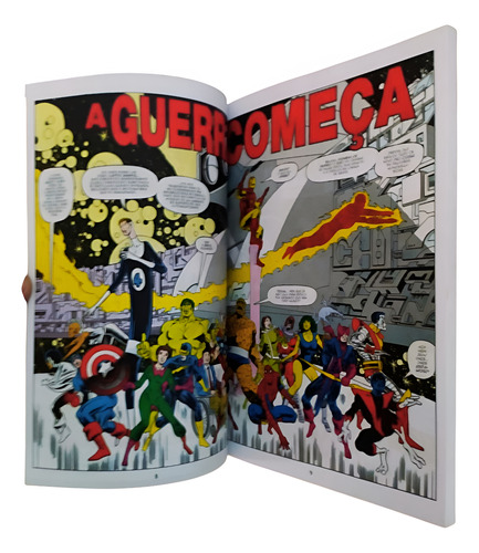 Coleção Histórica Marvel : Guerras Secretas Completa Em 4 Volumes Com Box - Editora Panini Em Português (Usado)