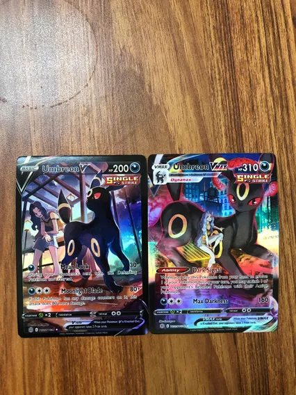 Para Pokemon, Tcg, Cartas, Umbreon Vmax, Y Umbreon V.