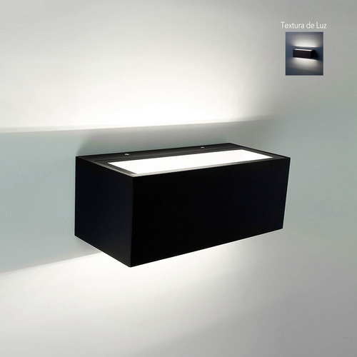 Imagen 2 de 6 de Lámpara Exterior Led Sobreponer, 20w, Luz Neutra, Negro