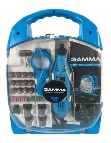 Minitorno Gamma 130w + 252 Accesorios Mini Torno G19502ac Frecuencia 50 Hz Potencia 130 W