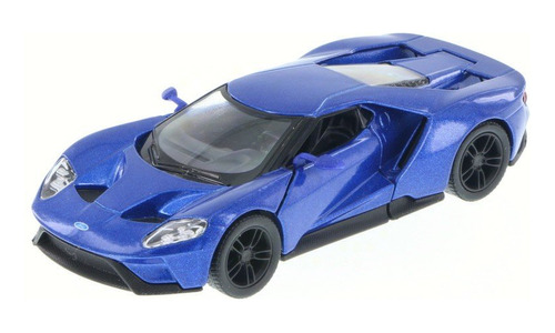 2017ford Gt, El Azulkinsmart 5391descala 1/38diecast Modelo