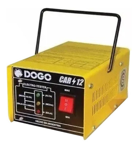 Cargador  car 12  de baterias  12 v. Dogo Dog50400 Pintumm