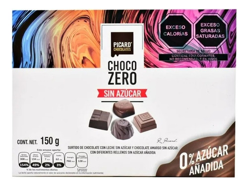 Surtido De Chocolates Picard Choco Zero Sin AzĂșcar 150 G