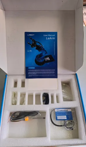 Kit De Brazo Robótico Lewansoul 6dof Programable/control/app Robot Azul
