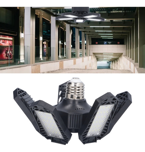 Luz De Garaje Led, Lámpara De Techo De Garaje Plegable E27 2