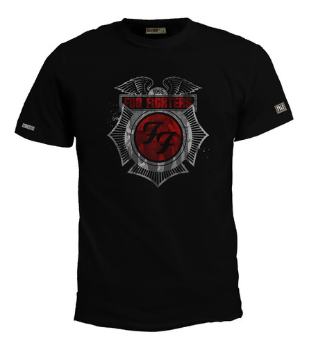 Camiseta Foo Fighters Rock Metal Hombre Bto 