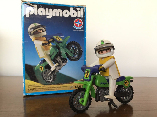 Playmobil Motocross (completo Na Caixa)