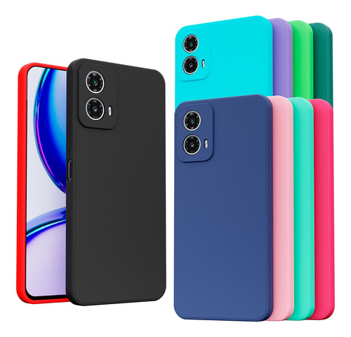 Capa Capinha Compatível Motorola Edge 50 Fusion 5g Aveludada