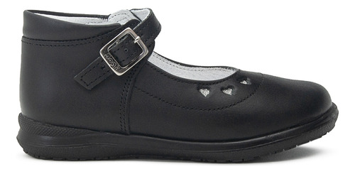 Zapato Escolar Para Niña Dogi Piel Con Arco Negro 12-21.5