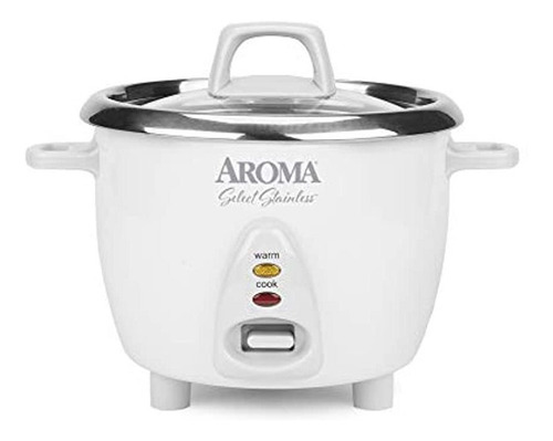 Arrocera Aroma Simply Stainless, Blanco