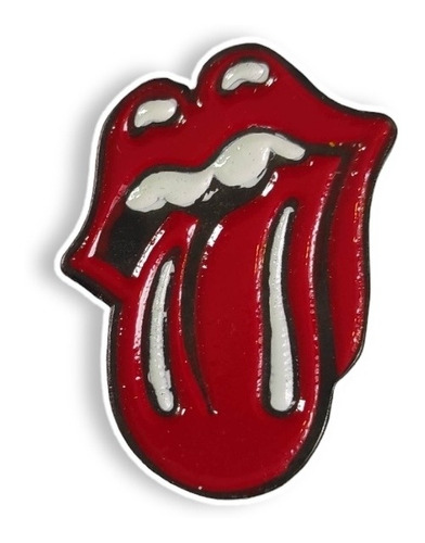 Pin Broche Metálico Rolling Stones Boca Rock