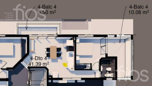 Venta Departamento A Estrenar De Un Dormitorio Con Balcón, Patio Y Amenities En Luis Agote