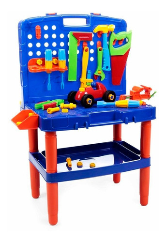 Bancada Maleta Ferramenta Brinquedo Menino Infantil Didático