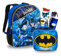 Comprar Set De Mochilas Batman Dc Comics Para Niños Con Bolsa De Alm