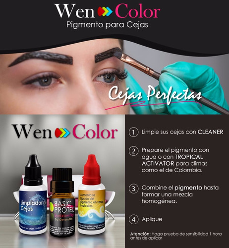 Kit Basico  Cejas Semipermanente 3generacion  Wencolor