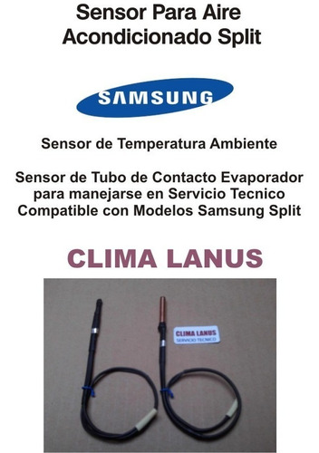 Sensor Termistor Aire Acondicionado Split Samsung 2 Unidades