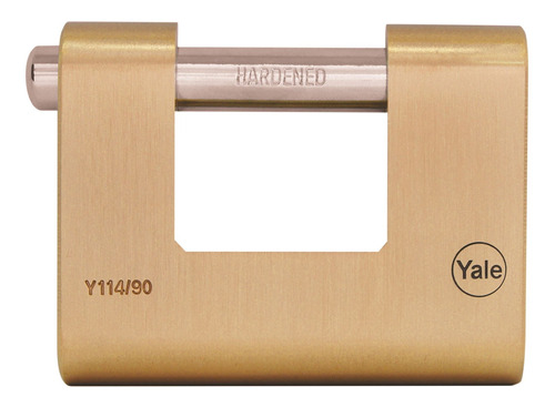 Candado De Bronce Gancho Horizontal 90mm Yale