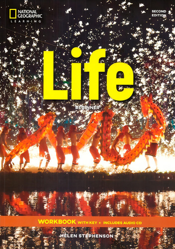 Life - BrE - 2nd ed - Beginner: Workbook with Key, de Stephenson. Editorial Cengage Learning Edições Ltda., capa mole em inglês, 2018